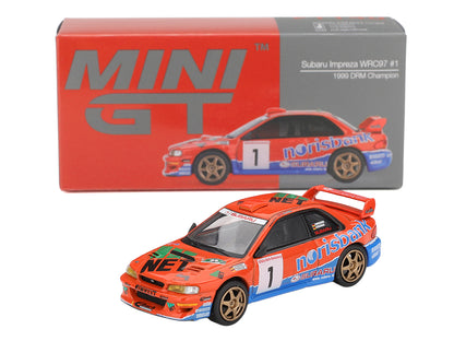 Subaru Impreza WRC97 #1 Armin Kremer - Fred Berssen Champion "Deutsche Rallye Meisterschaft (DRM)" (1999) Limited Edition 1/64 Diecast Model Car