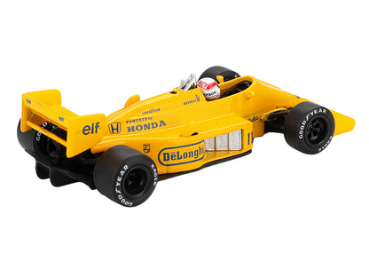 Lotus 99T #11 Satoru Nakajima Formula One F1 "Monaco GP" (1987) with Driver Figure Limited Edition 1/64 Diecast Model Car