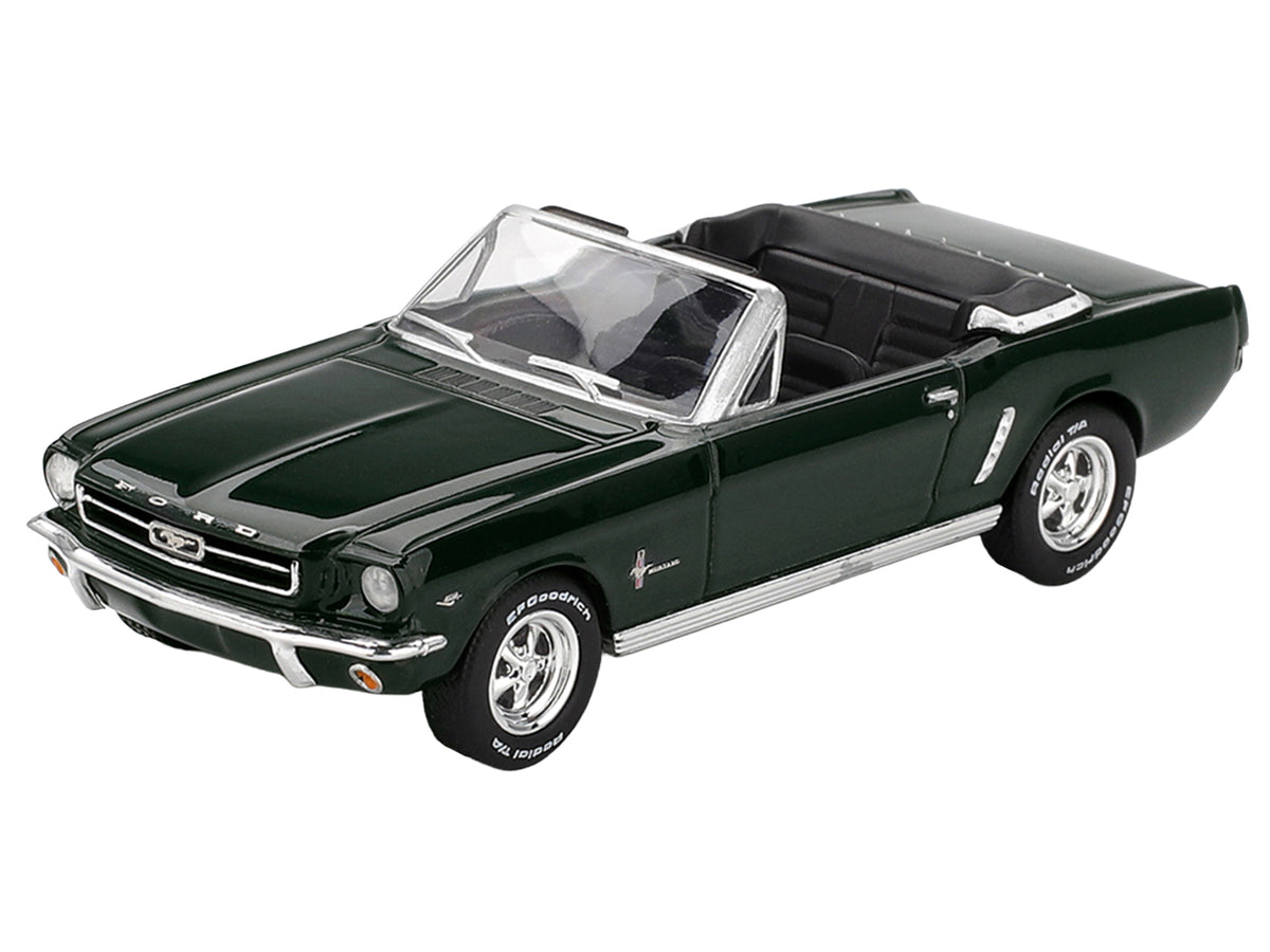 1964 Ford Mustang Convertible Highland Green Limited Edition 1/64 Diecast Model Car