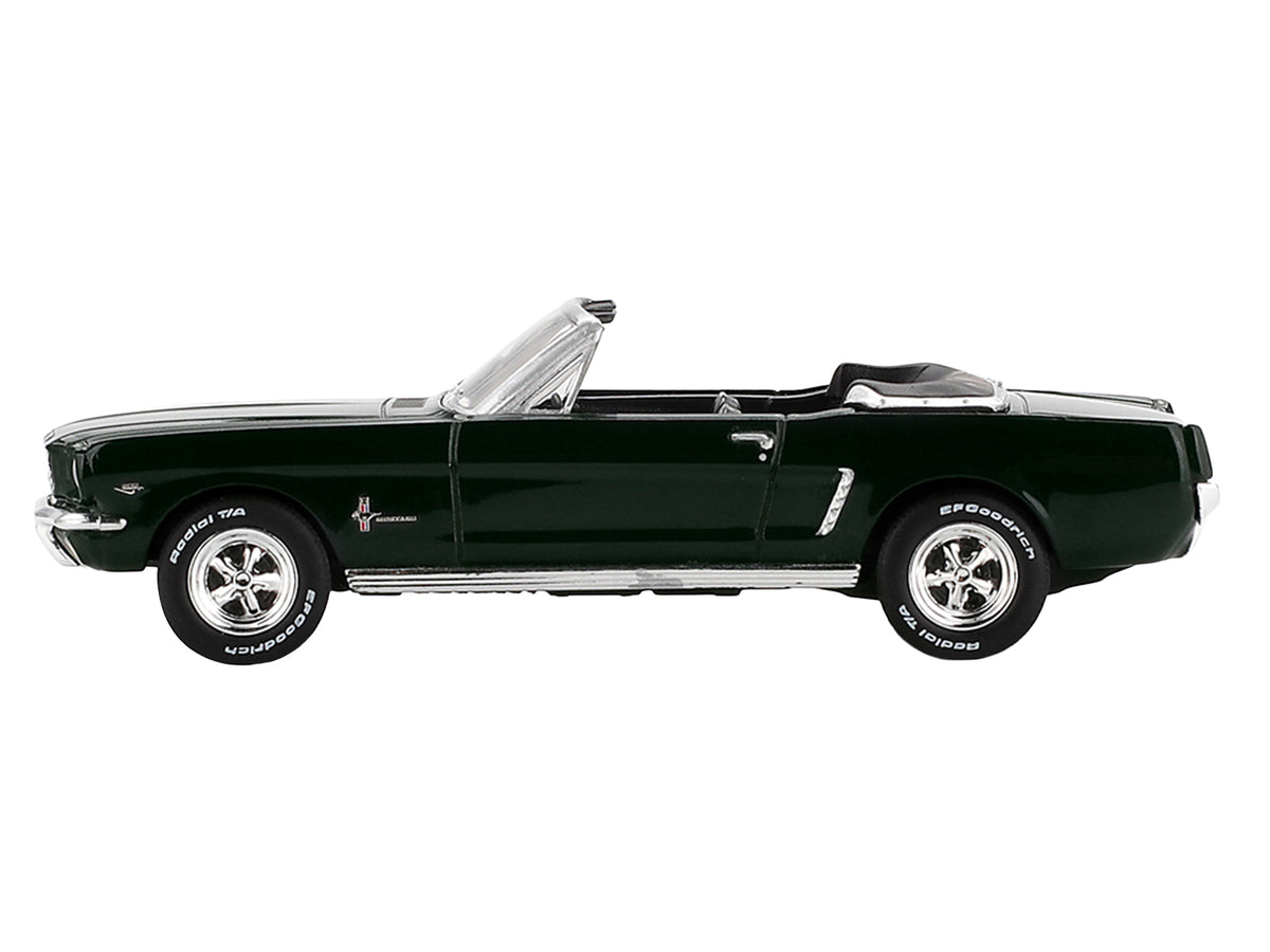 1964 Ford Mustang Convertible Highland Green Limited Edition 1/64 Diecast Model Car