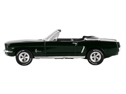 1964 Ford Mustang Convertible Highland Green Limited Edition 1/64 Diecast Model Car