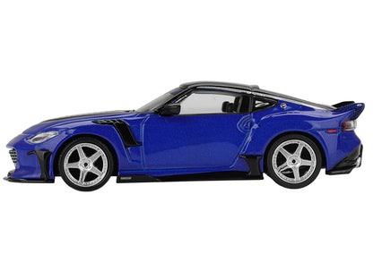 Nissan Z VeilSide FFZ400 Seiran Blue Metallic with Black Top Limited Edition 1/64 Diecast Model Car