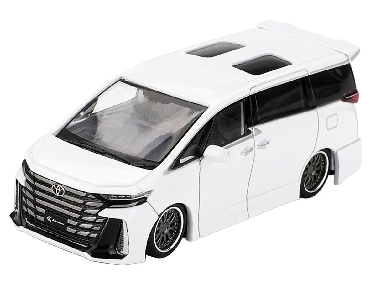 Toyota Vellfire 40 KUHL Van White Metallic Limited Edition 1/64 Die Cast Model Car