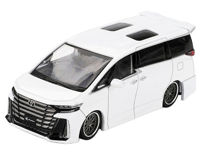 Toyota Vellfire 40 KUHL Van White Metallic Limited Edition 1/64 Die Cast Model Car