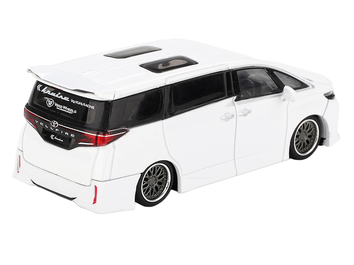 Toyota Vellfire 40 KUHL Van White Metallic Limited Edition 1/64 Die Cast Model Car