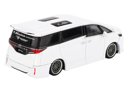 Toyota Vellfire 40 KUHL Van White Metallic Limited Edition 1/64 Die Cast Model Car