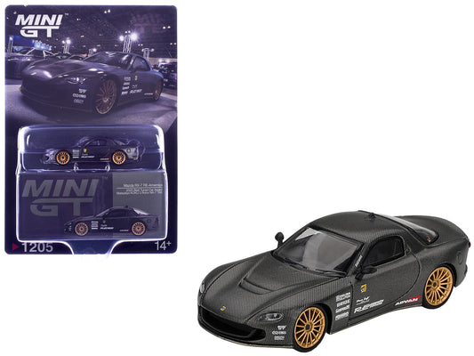 Mazda RX-7 RE-Amemiya "Matsukiyo KOKU 3 Rotor NA-7" Carbon Fiber "Tokyo Auto Salon 2025 Best Tuned Car Award" Limited Edition 1/64 Diecast Model Car