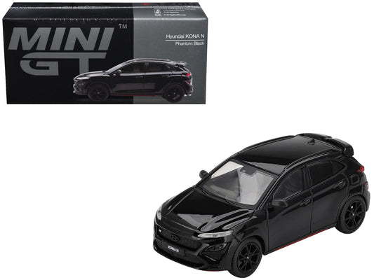 Hyundai Kona N Phantom Black Limited Edition 1/64 Diecast Model Car