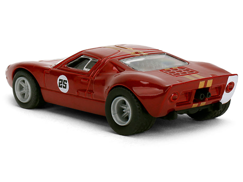 1965 Ford GT40 MK1 #25 Red Metallic with Gold Stripes "Collection" Series 1/64 Diecast Model Car