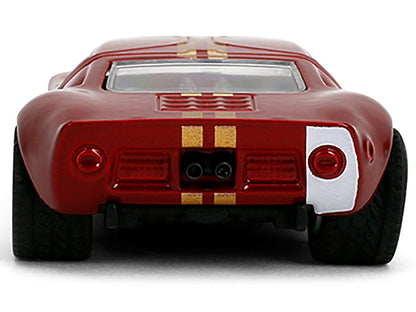 1965 Ford GT40 MK1 #25 Red Metallic with Gold Stripes "Collection" Series 1/64 Diecast Model Car