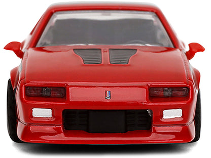 1985 Chevrolet Camaro Red with Black Top and Stripes "Collection" Series 1/64 Diecast Model Car