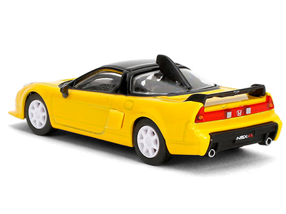 1995 Honda NSX-R GT RHD (Right Hand Drive) Yellow with Black Top "Collection" Series 1/64 Diecast Model Car