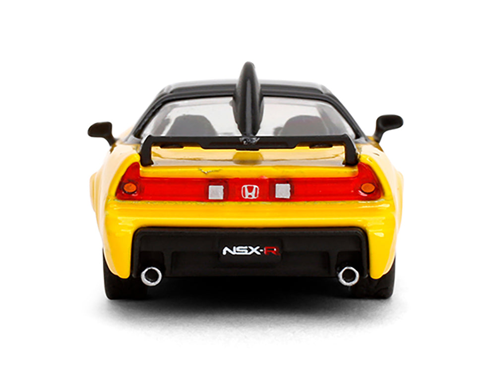 1995 Honda NSX-R GT RHD (Right Hand Drive) Yellow with Black Top "Collection" Series 1/64 Diecast Model Car