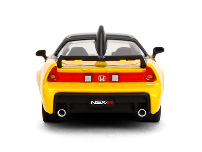 1995 Honda NSX-R GT RHD (Right Hand Drive) Yellow with Black Top "Collection" Series 1/64 Diecast Model Car