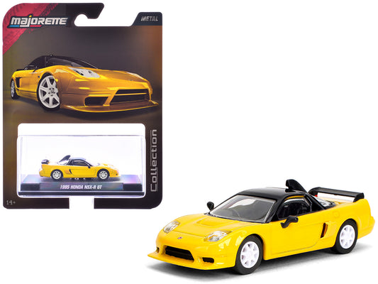 1995 Honda NSX-R GT RHD (Right Hand Drive) Yellow with Black Top "Collection" Series 1/64 Diecast Model Car