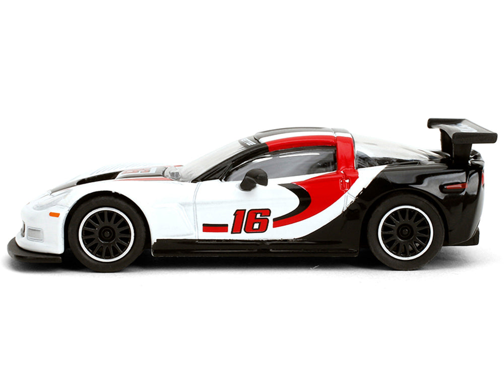 2005 Chevrolet Corvette C6R #16 White with Black and Red Graphics "Collection" Series 1/64 Diecast Model Car