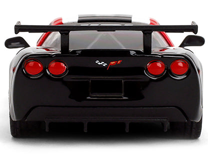 2005 Chevrolet Corvette C6R #16 White with Black and Red Graphics "Collection" Series 1/64 Diecast Model Car