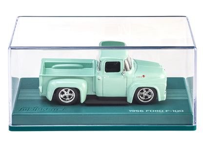 1956 Ford F-100 Pickup Truck Light Green "Collection" Series 1/64 Diecast Model Car