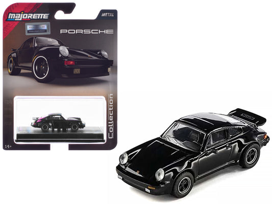 1975 Porsche 930 Turbo Black "Collection" Series 1/64 Diecast Model Car
