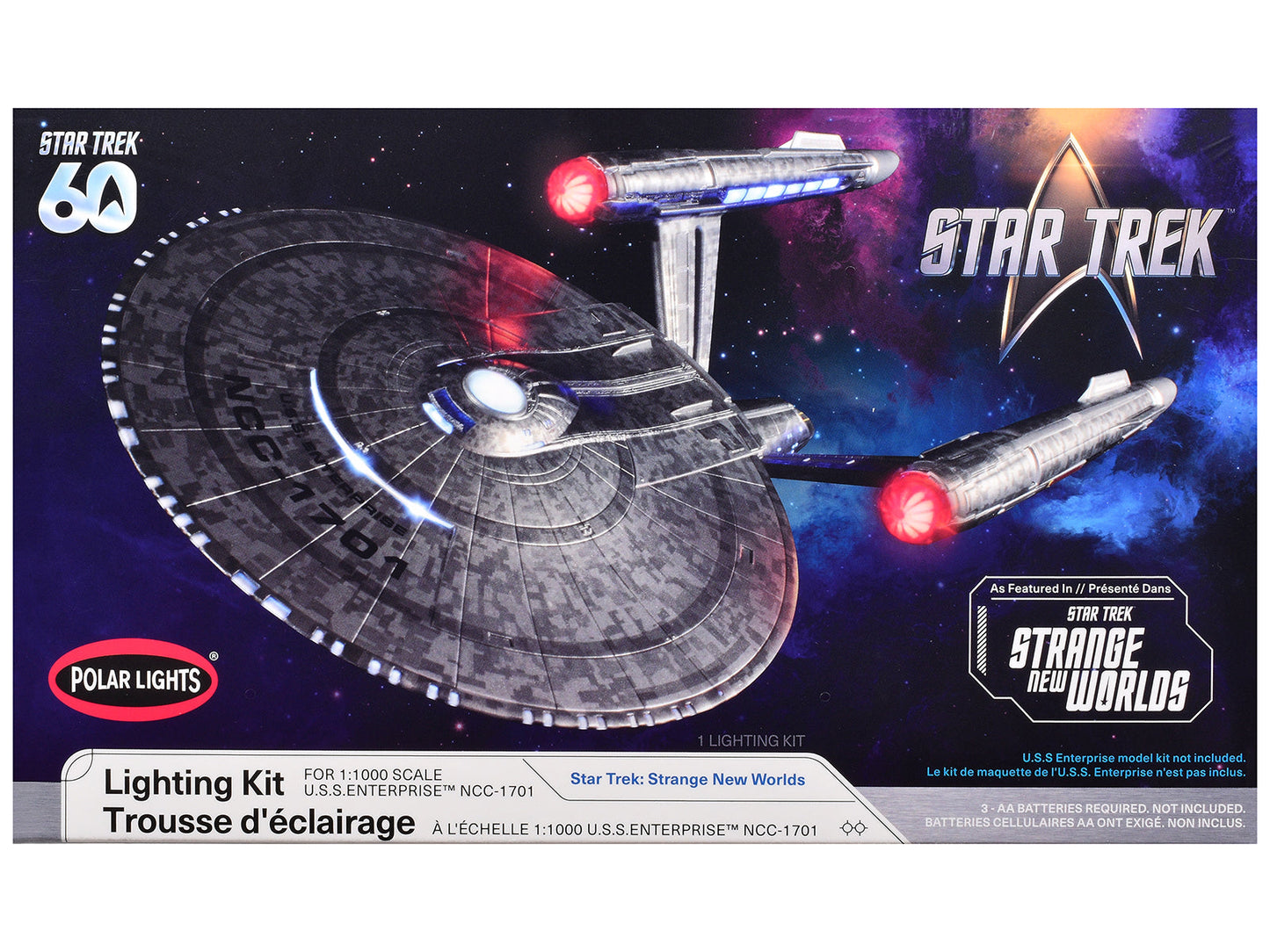 Star Trek: Strange New Worlds (2022-Current) TV Series USS Enterprise NCC-1701 Lighting Kit for 1/1000 Model Kit