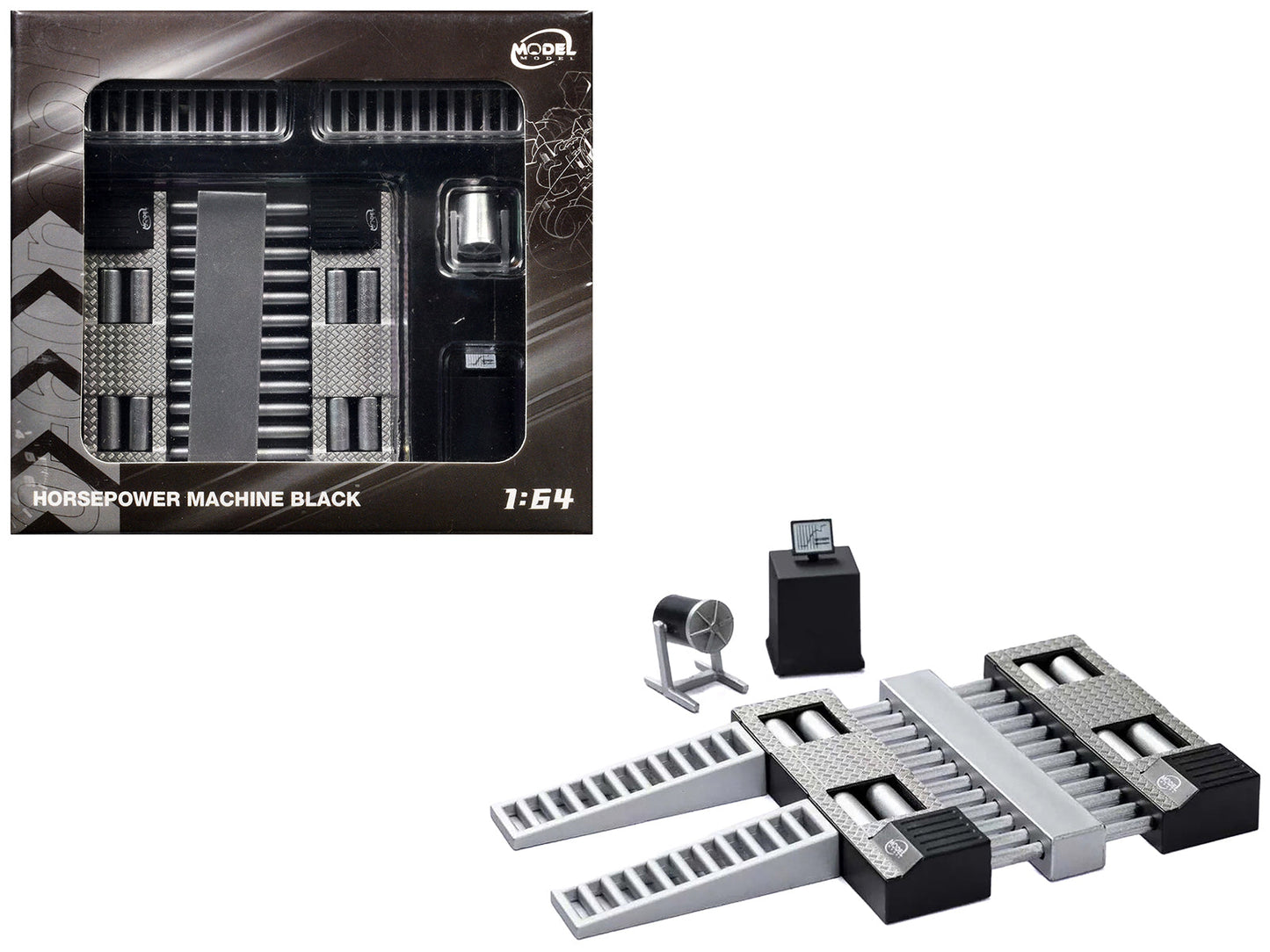 Horsepower Machine Black 1/64 Diecast Model