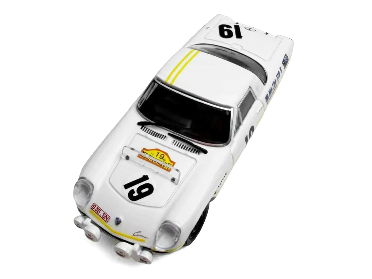 Mazda 110 S Cosmo Sports RHD (Right Hand Drive) #19 "Marathon de la Route" (1968) 1/64 Diecast Model Car