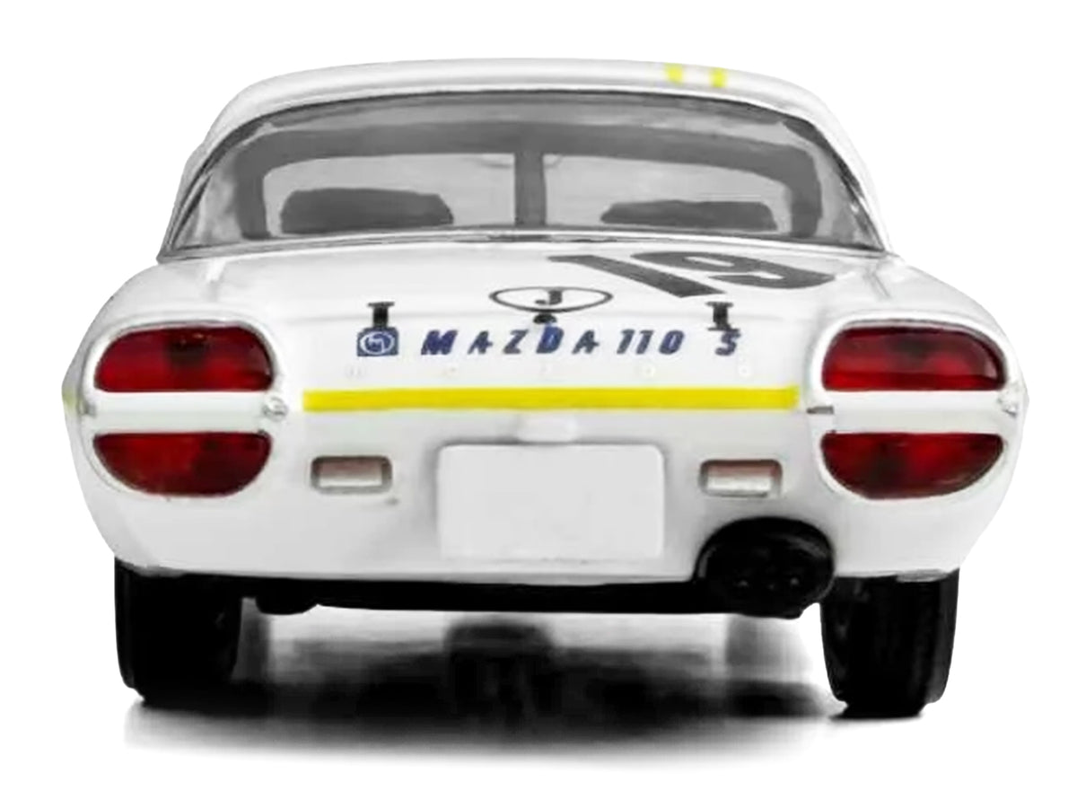Mazda 110 S Cosmo Sports RHD (Right Hand Drive) #19 "Marathon de la Route" (1968) 1/64 Diecast Model Car