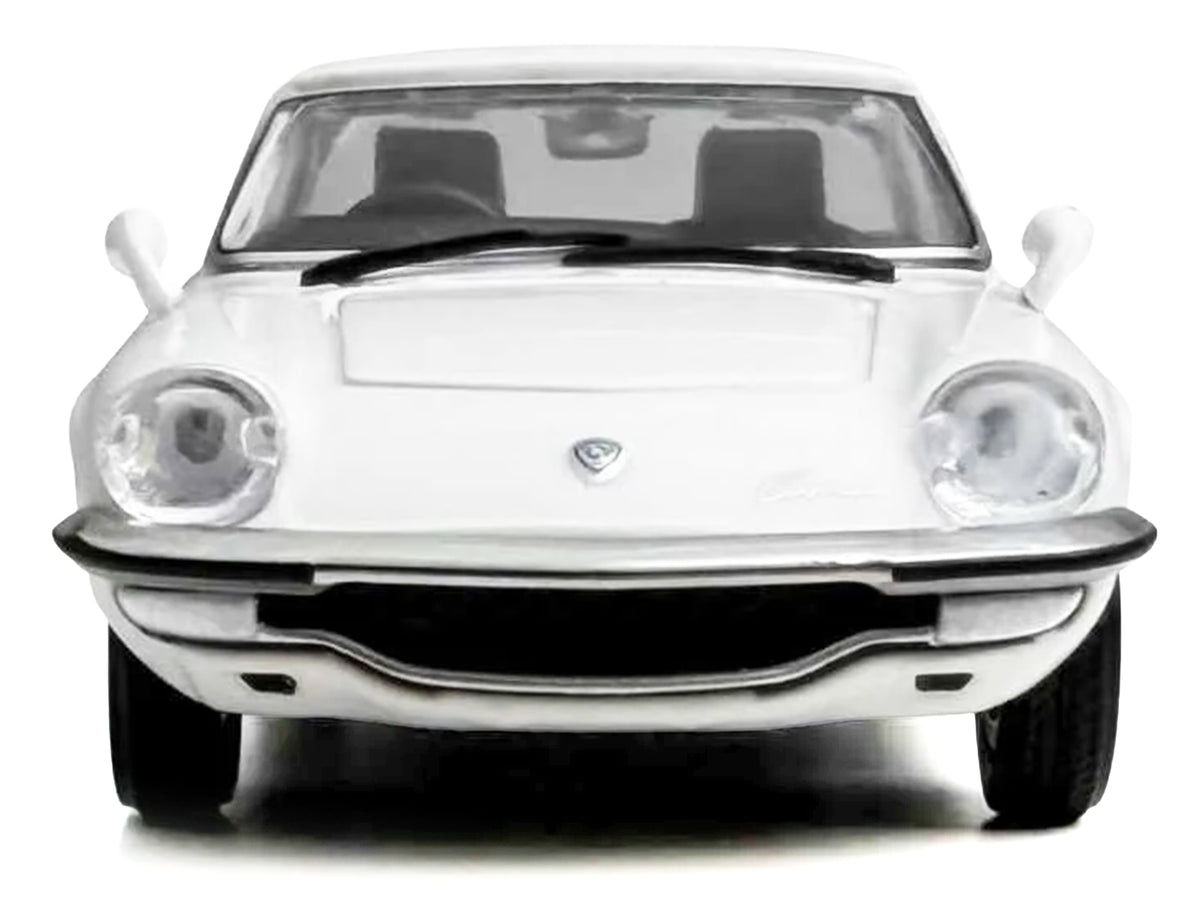 1968 Mazda 110 S Cosmo Sport RHD (Right Hand Drive) White 1/64 Diecast Model Car