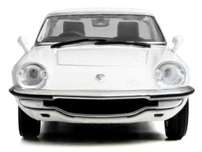 1968 Mazda 110 S Cosmo Sport RHD (Right Hand Drive) White 1/64 Diecast Model Car