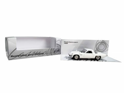 1968 Mazda 110 S Cosmo Sport RHD (Right Hand Drive) White 1/64 Diecast Model Car