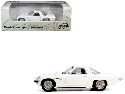 1968 Mazda 110 S Cosmo Sport RHD (Right Hand Drive) White 1/64 Diecast Model Car