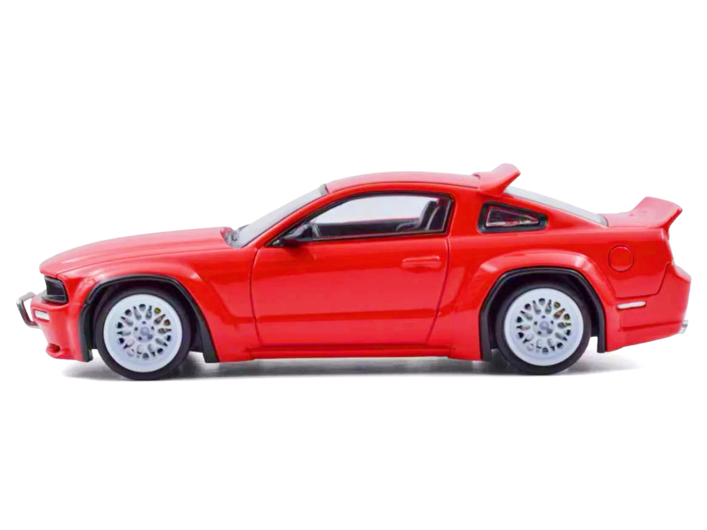 Pandem Mustang Red 1/64 Diecast Model Car