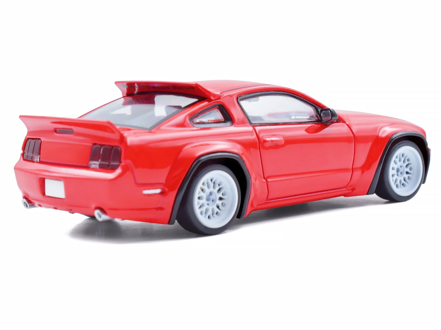 Pandem Mustang Red 1/64 Diecast Model Car