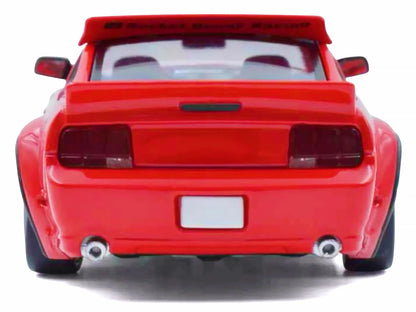 Pandem Mustang Red 1/64 Diecast Model Car