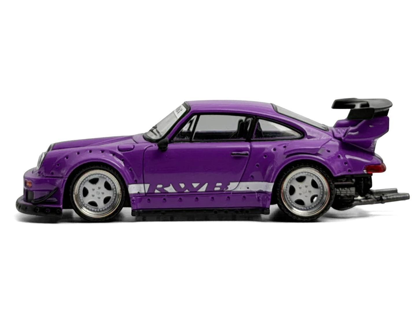 RWB 930 Purple with White Stripes 1/64 Diecast Model Car