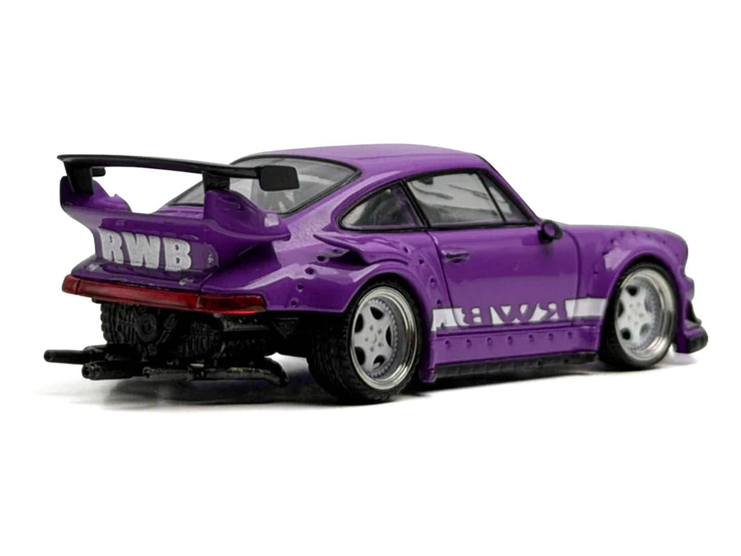 RWB 930 Purple with White Stripes 1/64 Diecast Model Car