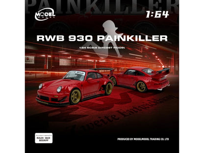 RWB 930 "Painkiller" Red 1/64 Diecast Model Car