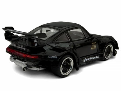RWB 993 "Gespenst" Black 1/64 Diecast Model Car