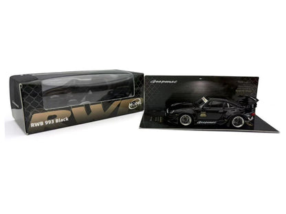 RWB 993 "Gespenst" Black 1/64 Diecast Model Car