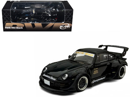 RWB 993 "Gespenst" Black 1/64 Diecast Model Car