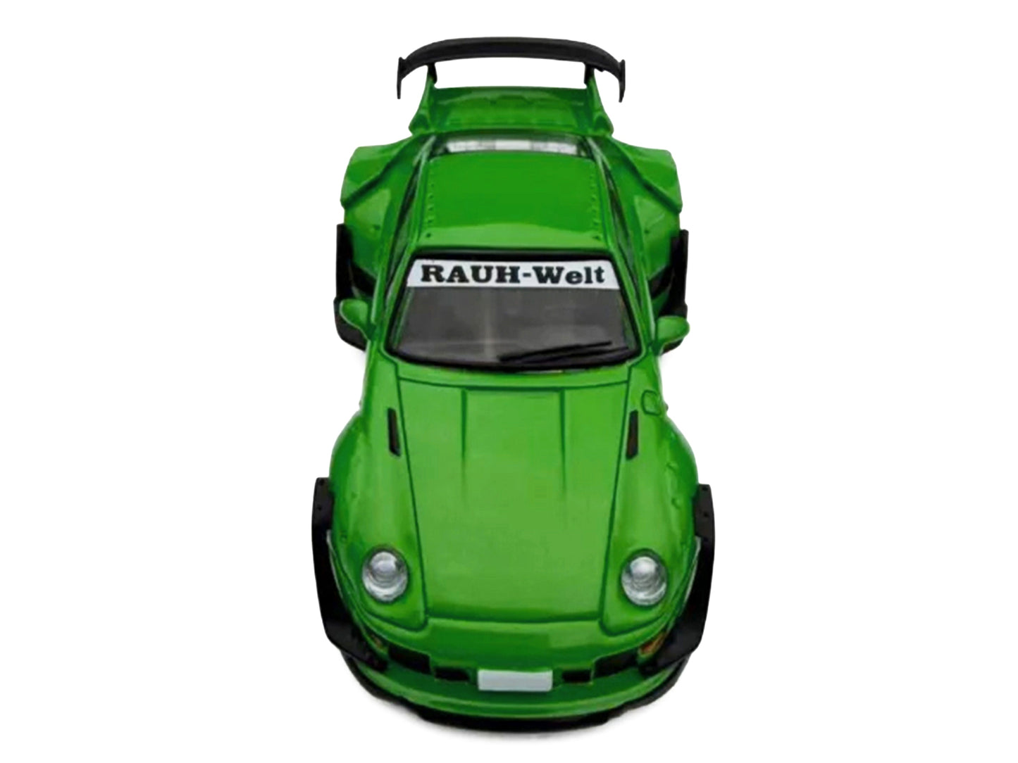 RWB 993 Green with Black Stripes 1/64 Diecast Model Car