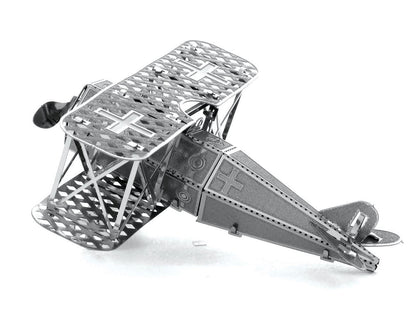 Model Kit Fokker D-VII Fighter Aircraft "Imperial German Army" (Easy Difficulty) Steel Model