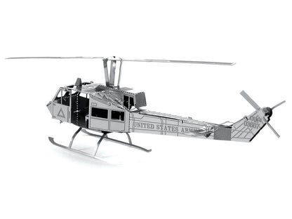 Model Kit Bell UH-1 Iroquois "Huey" Helicopter "United States Army" (Easy Difficulty) Steel Model