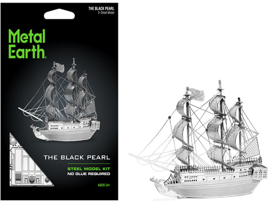 Model Kit Black Pearl Ship (Moderate Difficulty) Steel Model