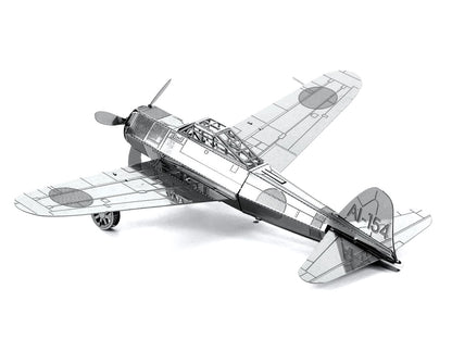 Model Kit Mitsubishi Zero Fighter Aircraft "Imperial Japanese Navy Air Service" (Moderate Difficulty) Steel Model