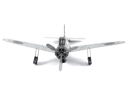 Model Kit Mitsubishi Zero Fighter Aircraft "Imperial Japanese Navy Air Service" (Moderate Difficulty) Steel Model