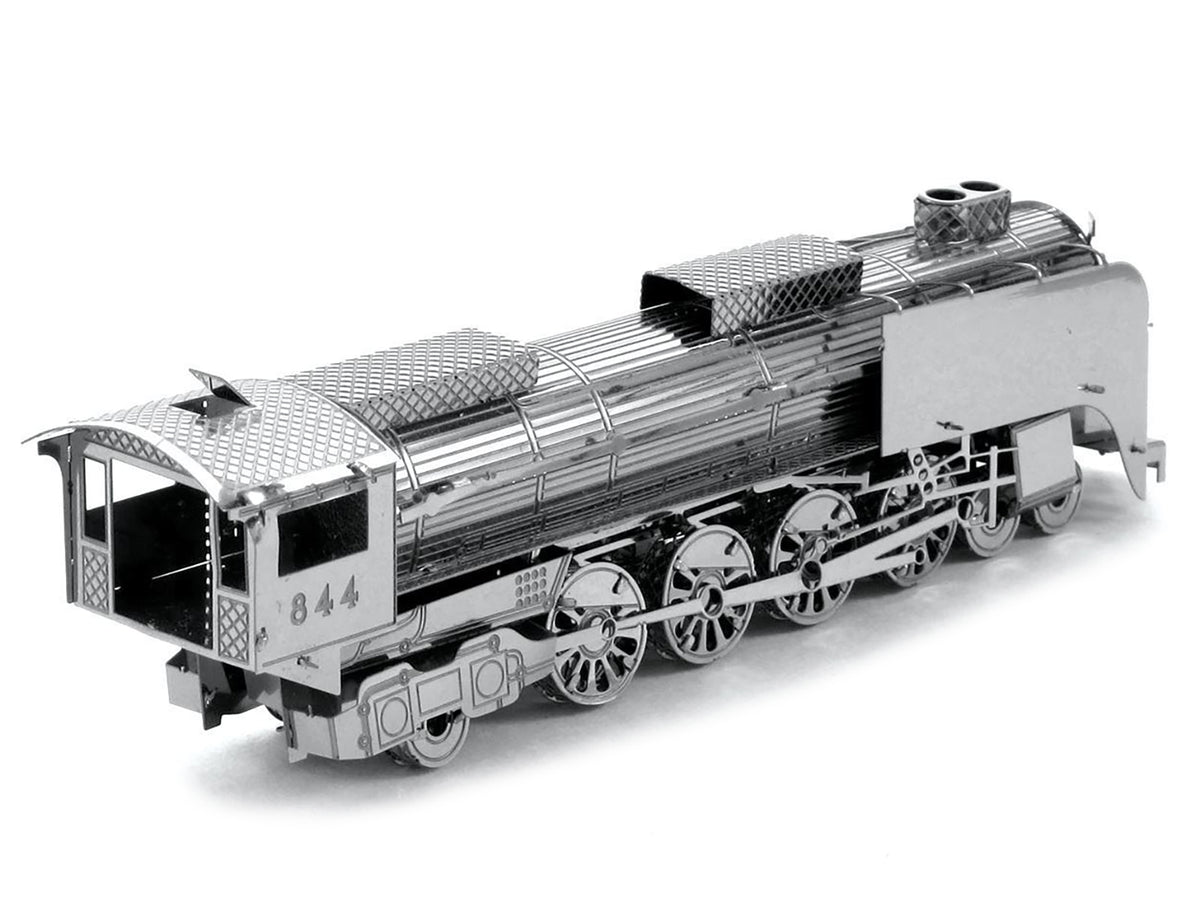 Model Kit Steam Locomotive #844 (Moderate Difficulty) Steel Model