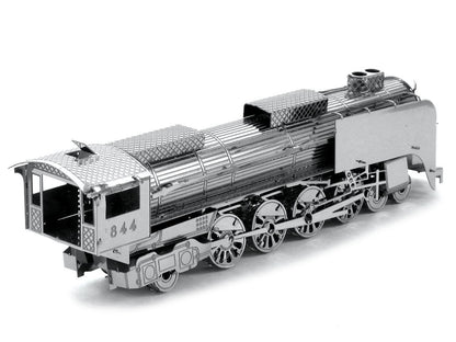 Model Kit Steam Locomotive #844 (Moderate Difficulty) Steel Model