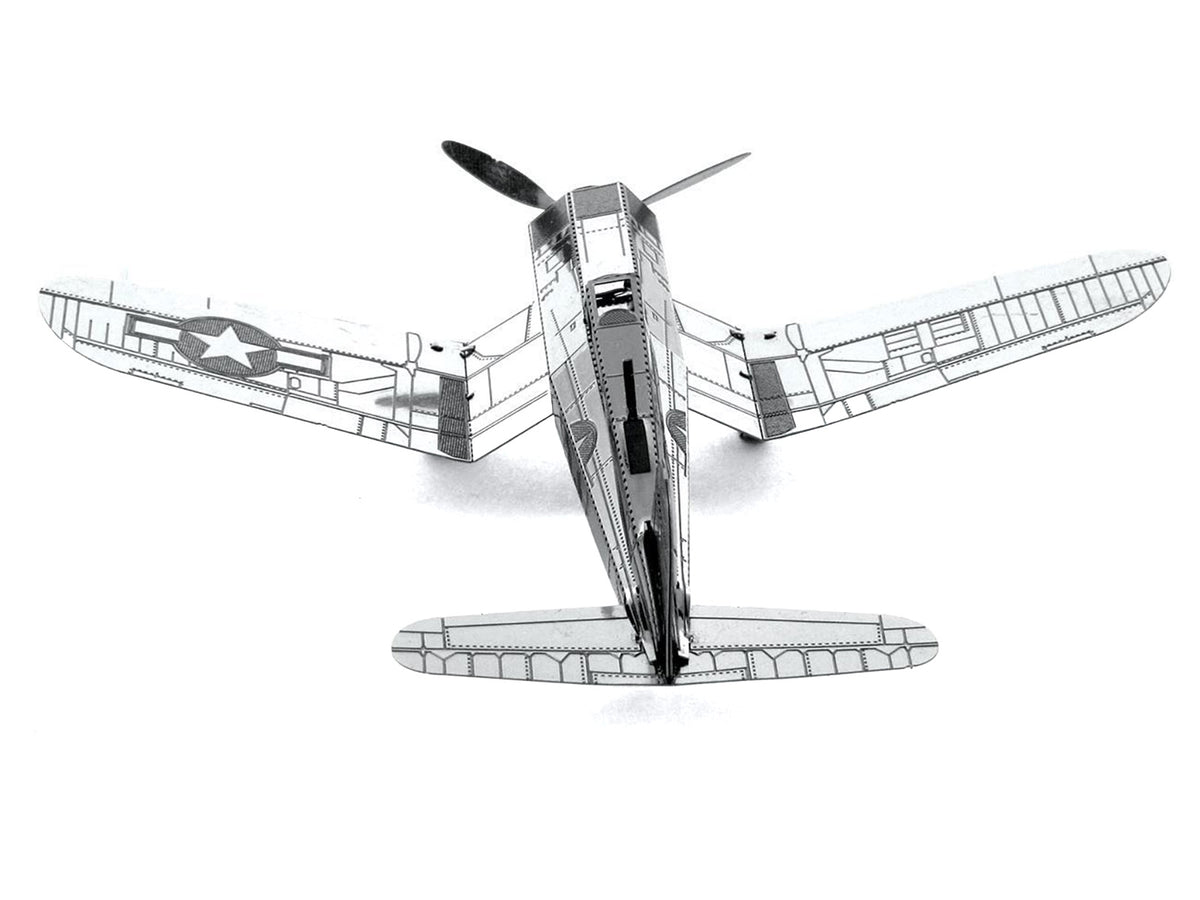 Model Kit Vought F4U Corsair Fighter Aircraft "United States Navy" (Moderate Difficulty) Steel Model