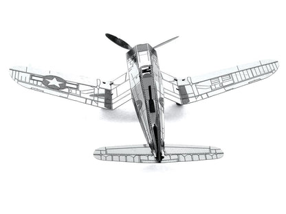 Model Kit Vought F4U Corsair Fighter Aircraft "United States Navy" (Moderate Difficulty) Steel Model
